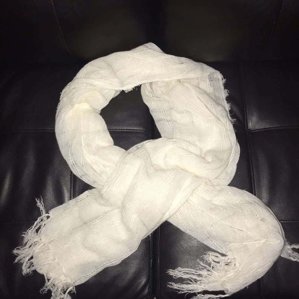 White scarf